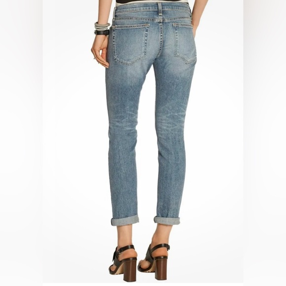 RAG & BONE - the Dre boyfriend jean in mariner womens size 27 - Picture 2 of 8